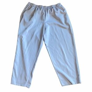 Alfred Dunner pull on pants light lavender size 18W